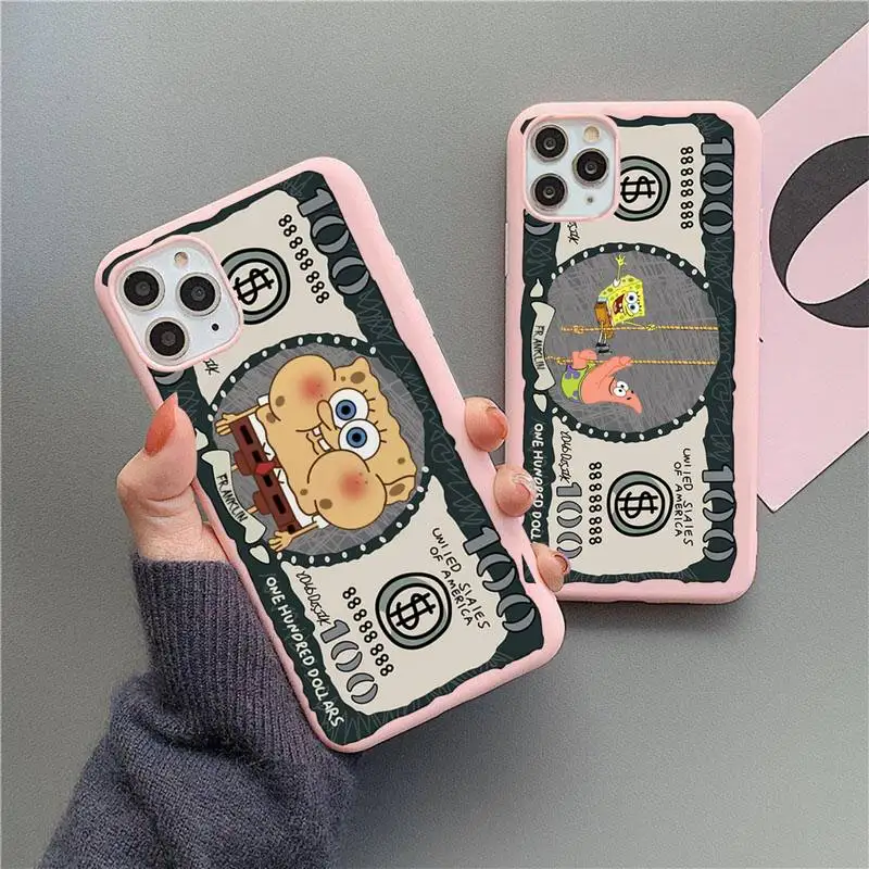 SpongeBobsdollarmoneyPhoneCaseForiphone14Plus1312Mini11Pro