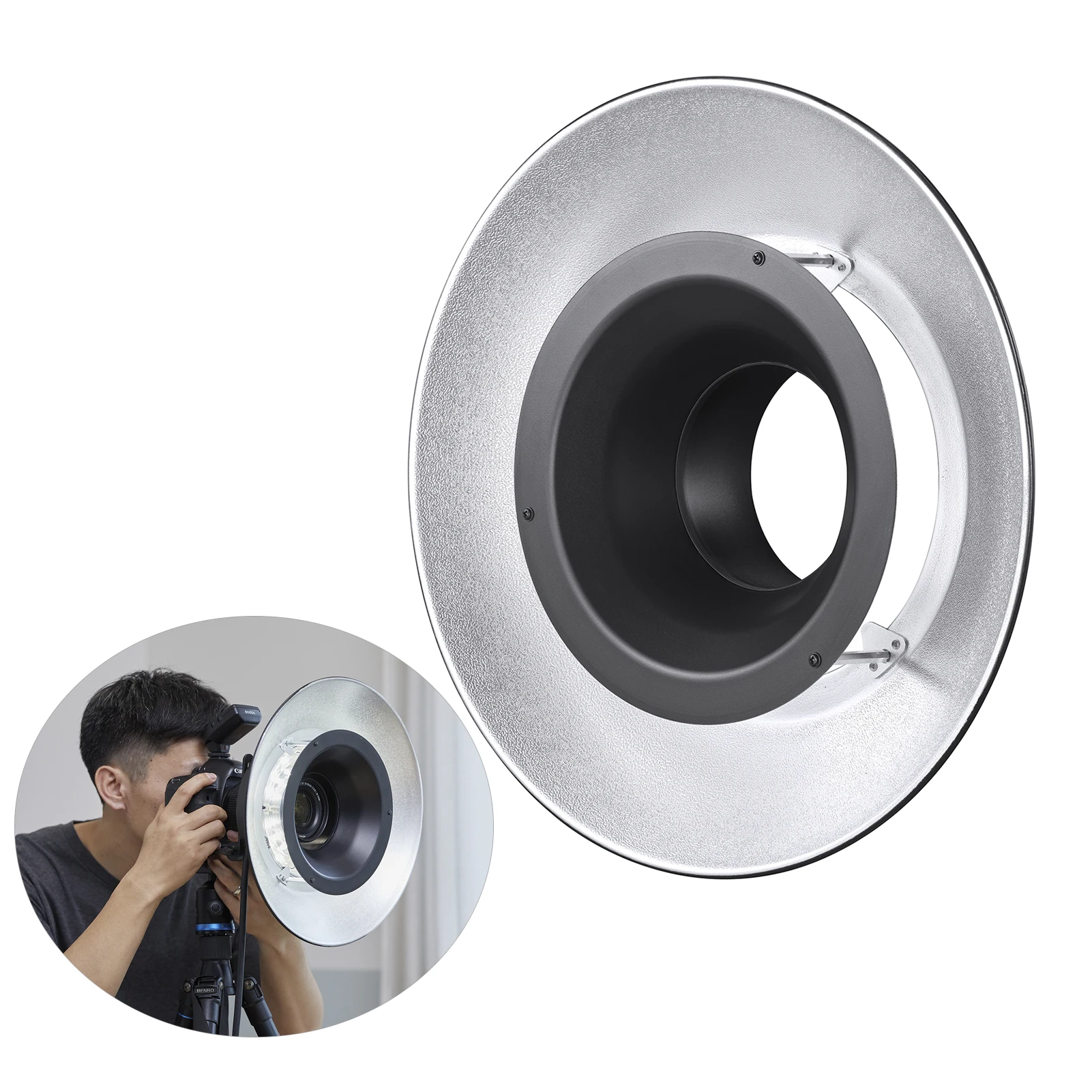 Godox RFT-25S Reflector with Silver Interior for Godox R200