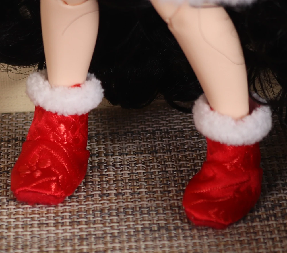 Neo Blythe Doll Christmas Dress With Hats 8