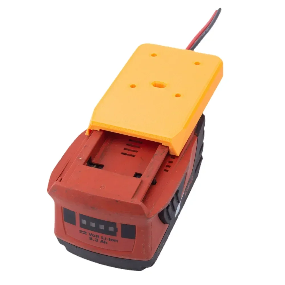 Adapter for HILTI B22 22V Volt CPC Battery Dock Power Connector Robotics 14AWG (Not include battery) include