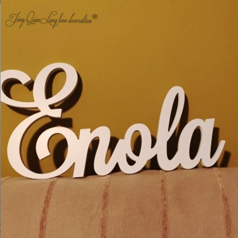 Initial decorative letters with custom name colors and measurements to  choose from. Children's decoration, baby, lettering, communions, baptisms.  To