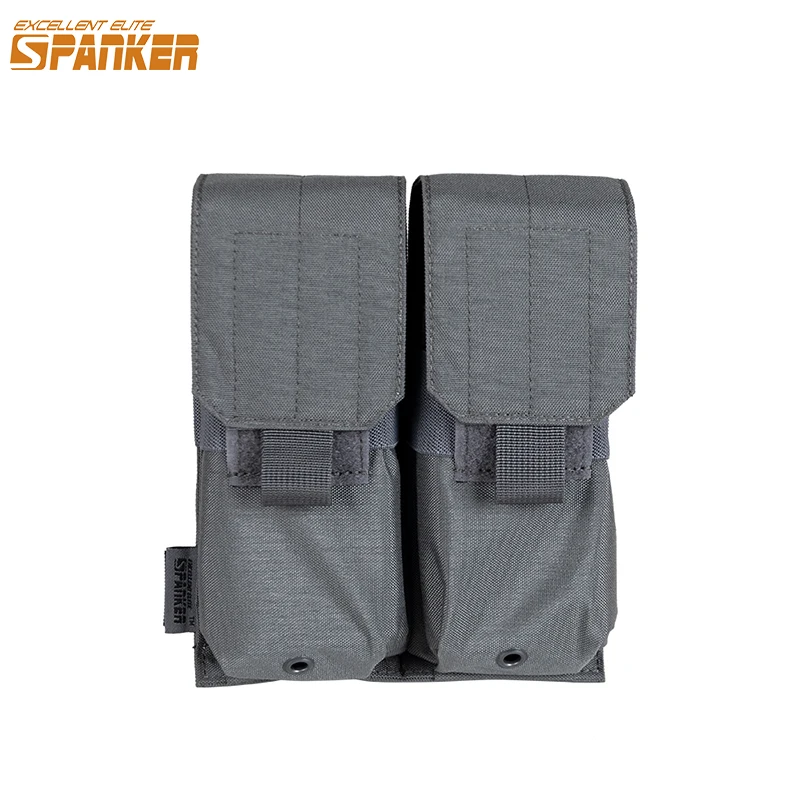 

EXCELLENT ELITE SPANKER Double M4 Magazine Pouch Rifle Mag Pouch Tactical Outdoor Hunting Cartridge Holder for M4 M14 M16 AK AR
