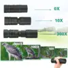 Zoom 10-300x30 Portable High Power Monocular Telescope with Tripod&Phone Holder for Bird Watching 5