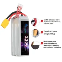 6S 22.2V 2200mAh 45C RC LiPo Battery For RC Airplane Drone Quadrotor Truck Car Remote Control Model Batteries 6S 2