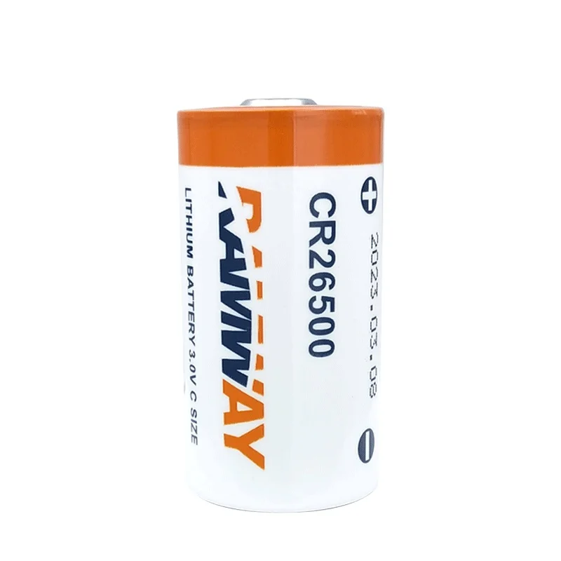 CR26500 C size 3V non rechargeable lithium battery with XH2.54 connector added for turbine flowmeter CNC machine driver 6