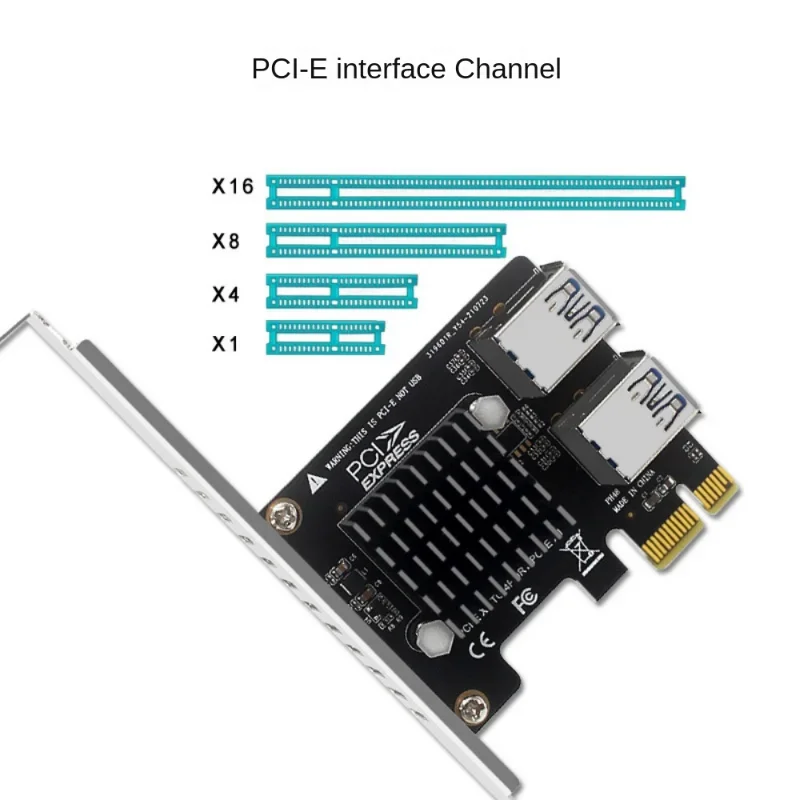 데스크탑 PCIe to PCI-E 4 확장 카드, 그래픽 파워 부스트, USB3.0