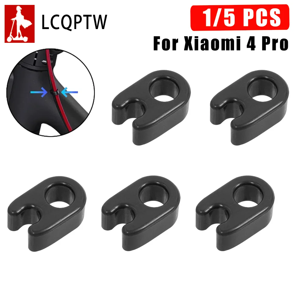1/5 Pcs Universal Cable Tie Buckle Organizer Per Xiaomi 4 Pro Electric Scooter Wires Line Organizing Pezzi Di Ricambio Per Accessori