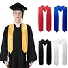 150*10.5CM Graduation Stole Sash Satin Plain Honor Stole Bachelor Gown Scarf Unisex Adult Graduation Honors Stole Graduations 1