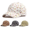 1 women's versatile flower printed baseball cap, spring and summer outdoor sun protection duckbill hat 1