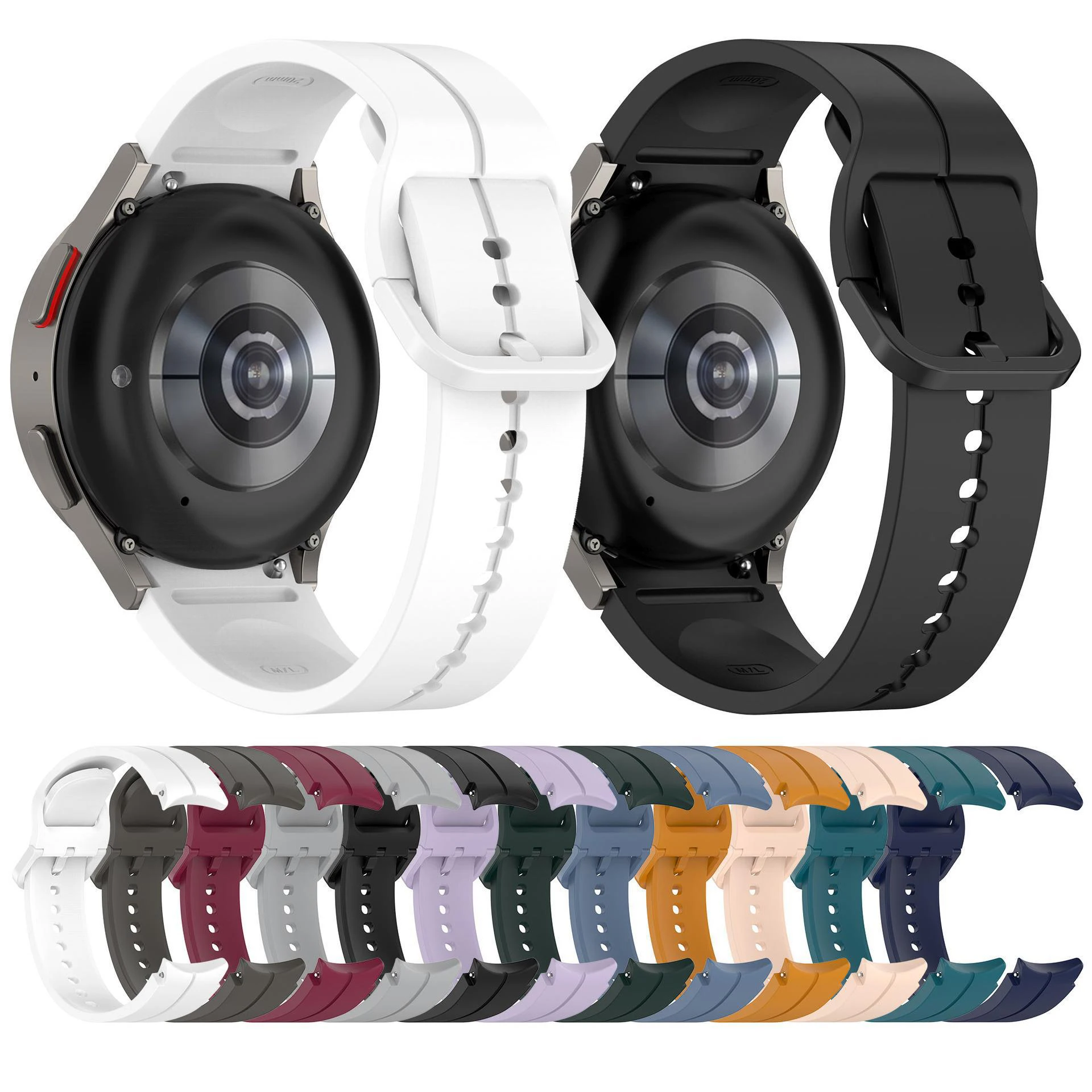 Seamless Silicone Band for Galaxy Watch - 20MM Bracelet Strap