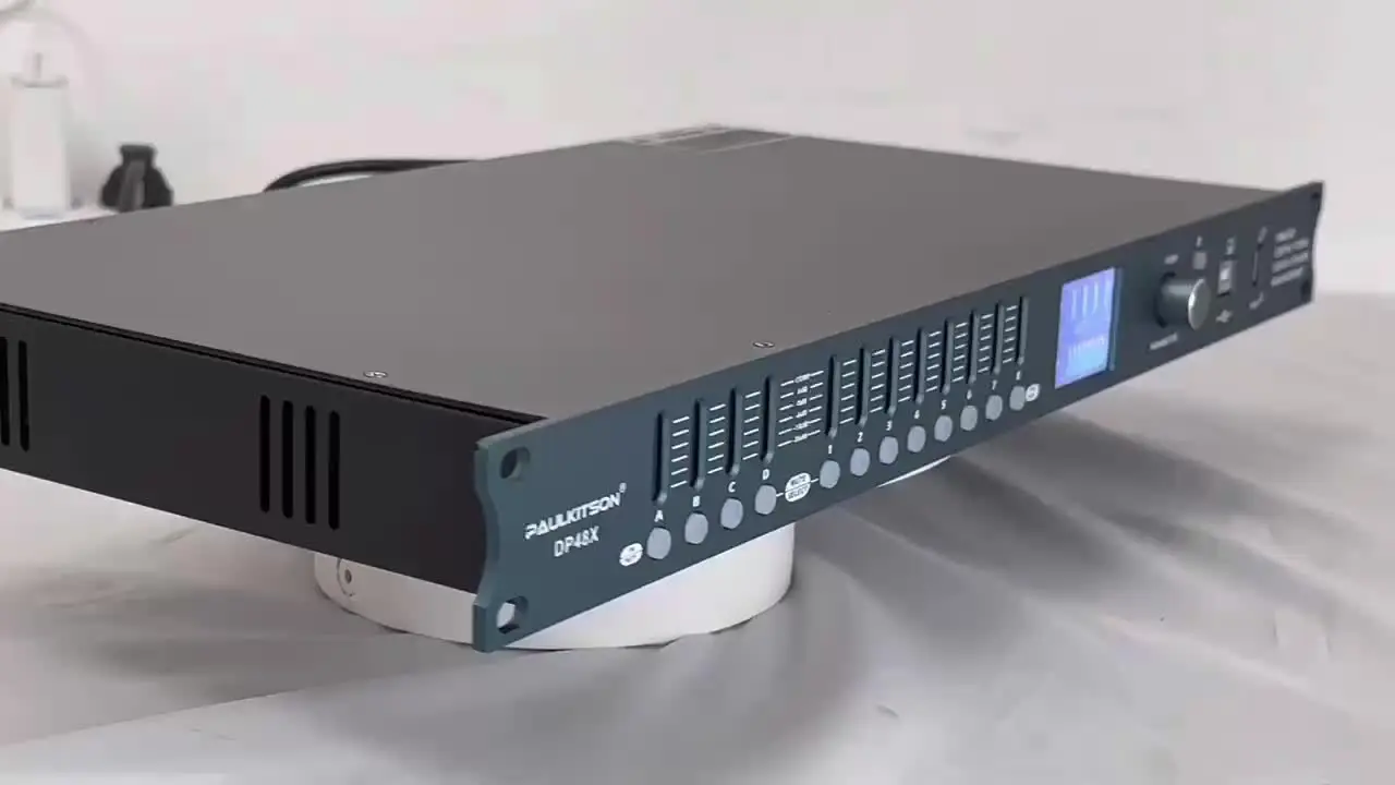 プロフェッショナルデジタルオーディオプロセッサdp48x,4入力,出力