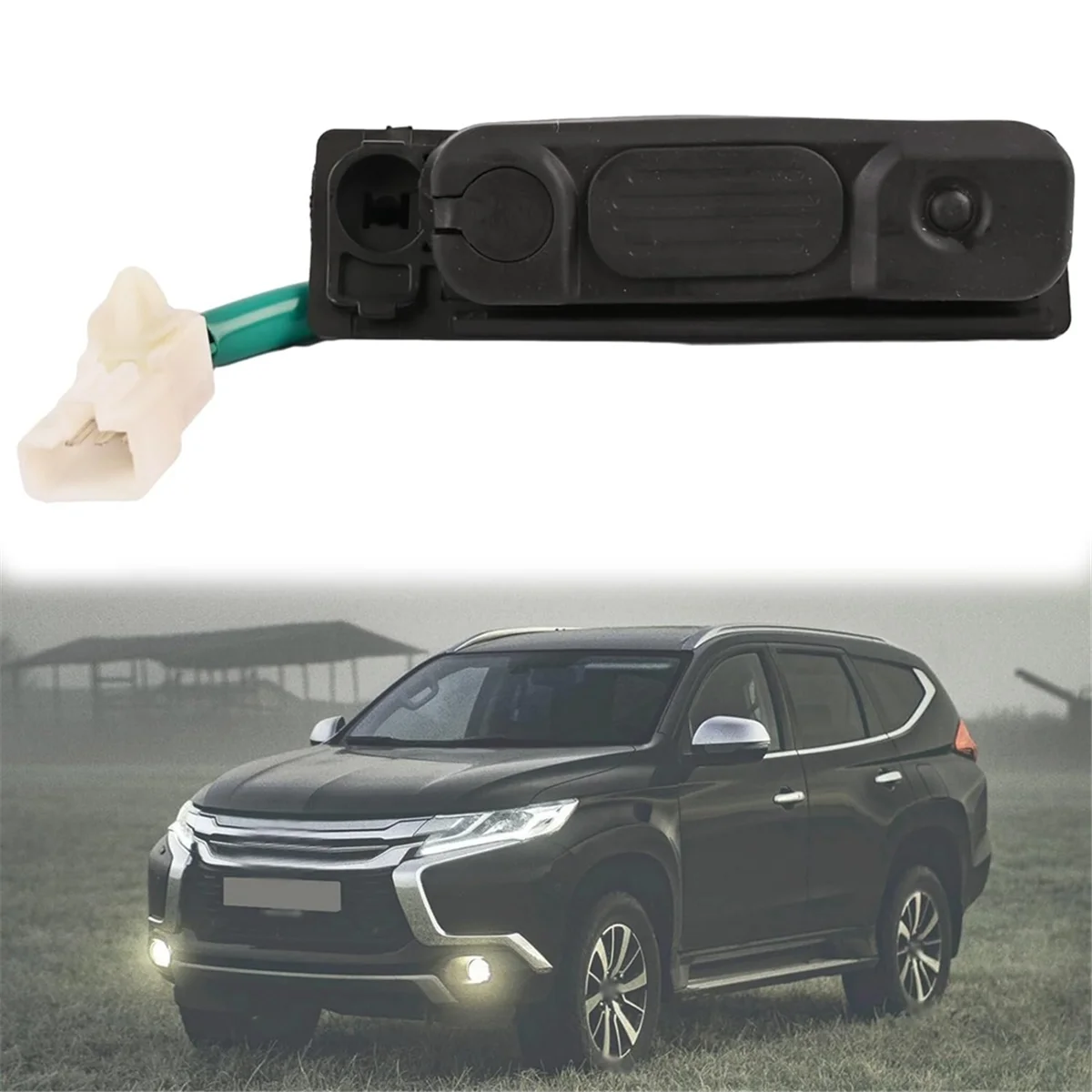 Car Rear Trunk Lid Lock Release Handle Tailgate Switch Button 5810A090 for Mitsubishi Outlander Sport ASX RVR 2011-