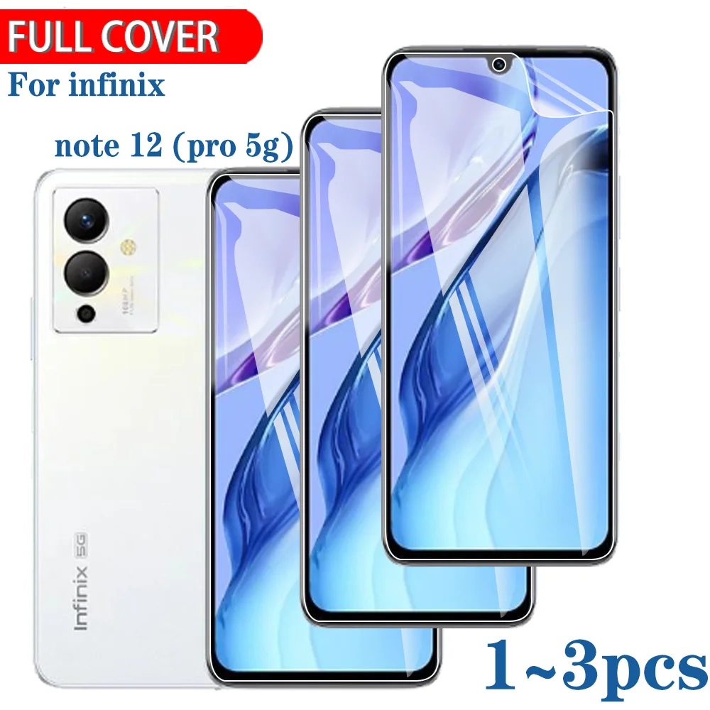 Pellicola Idrogel Per Infinix Note 12 Pro 5G Proteggi Schermo Note12 Pro 4G Nfc Accessori Infinix Note 12Pro Film Nessun Vantaggio Infinix Note12Pro A