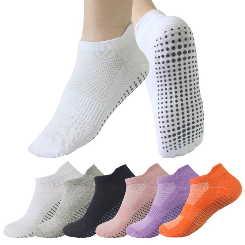 5 Pairs Women’s Cotton Yoga Socks 1