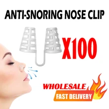 

100pieces Anti-Snoring Device Is Easy To Breathe And Sleep Mini Nose Clip Snoring Congestion Auxiliary Nasal Dilator Wholesale