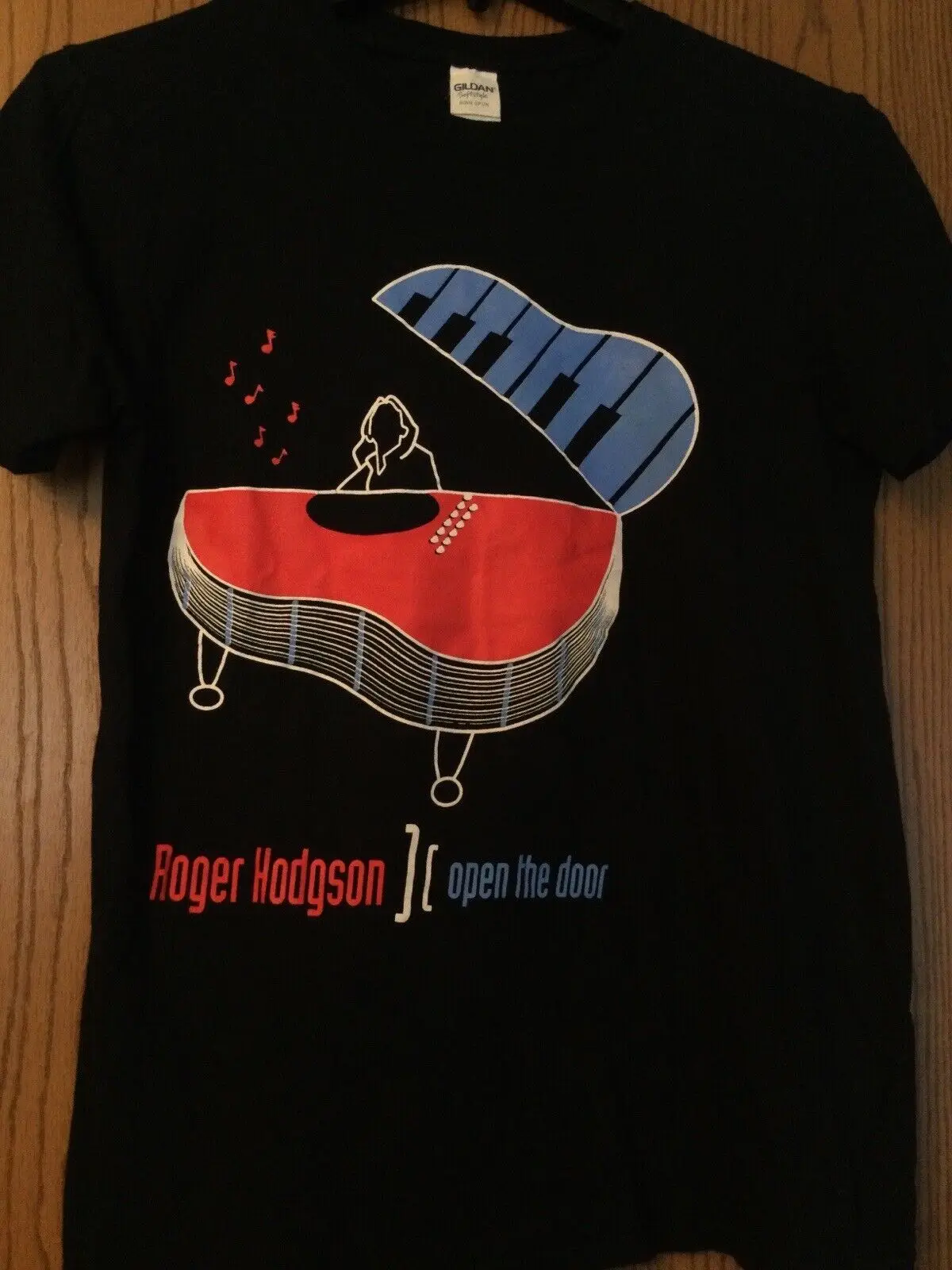 Роджер Ходсон (из Supertramp) -«Откройте дверь»-черная рубашка-М