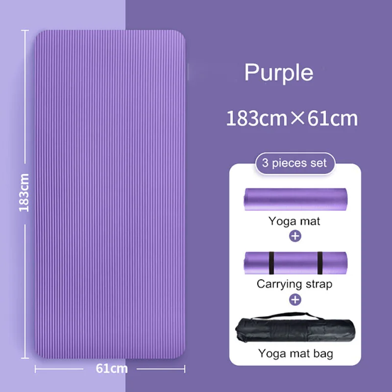 JIAQUAN-SHOP Esterilla de yoga, esterilla de ejercicio, esterilla de yoga,  gimnasio, entrenamiento, pilates, fitness, esterilla deportiva