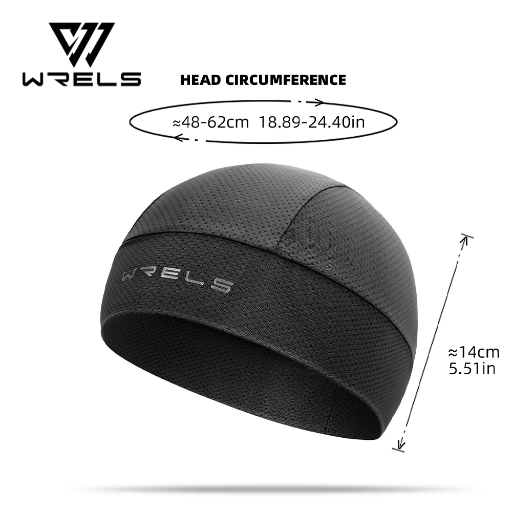 WRELS Quick-drying Sunscreen Cycling Beanie Bicycle Motorcycle Sweat-absorbing Breathable Liner Floppy Hat for Women and Men 2