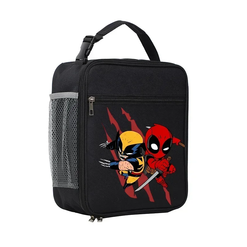 thumbnail image 1 of Bolsa de almuerzo Deadpool y Wolverine, serie catiónica, impermeable, portátil, con aislamiento, lonchera, paquete bento, bolsa de hielo espesada, regalo, 1 of 5