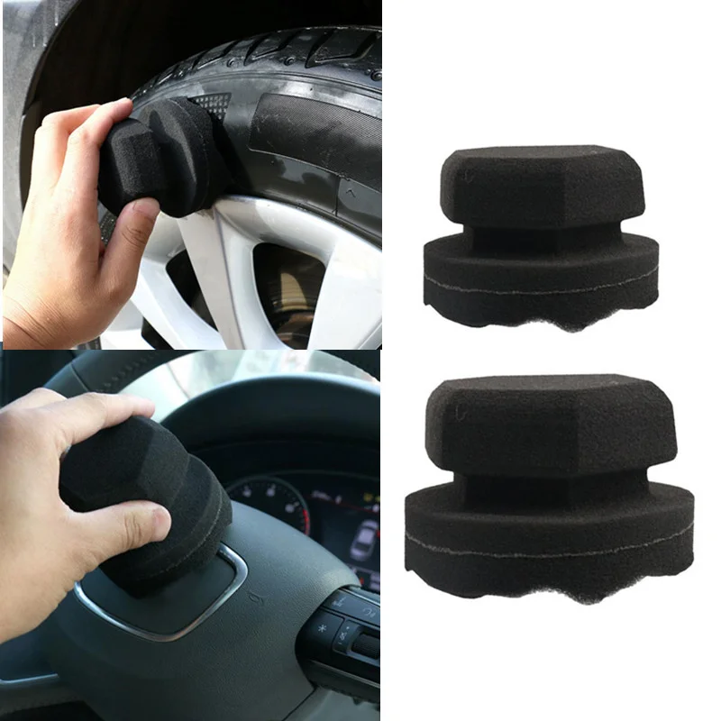 Car Polishing Waxing Sponge Hexagonal Grip Applicator Car Detailing