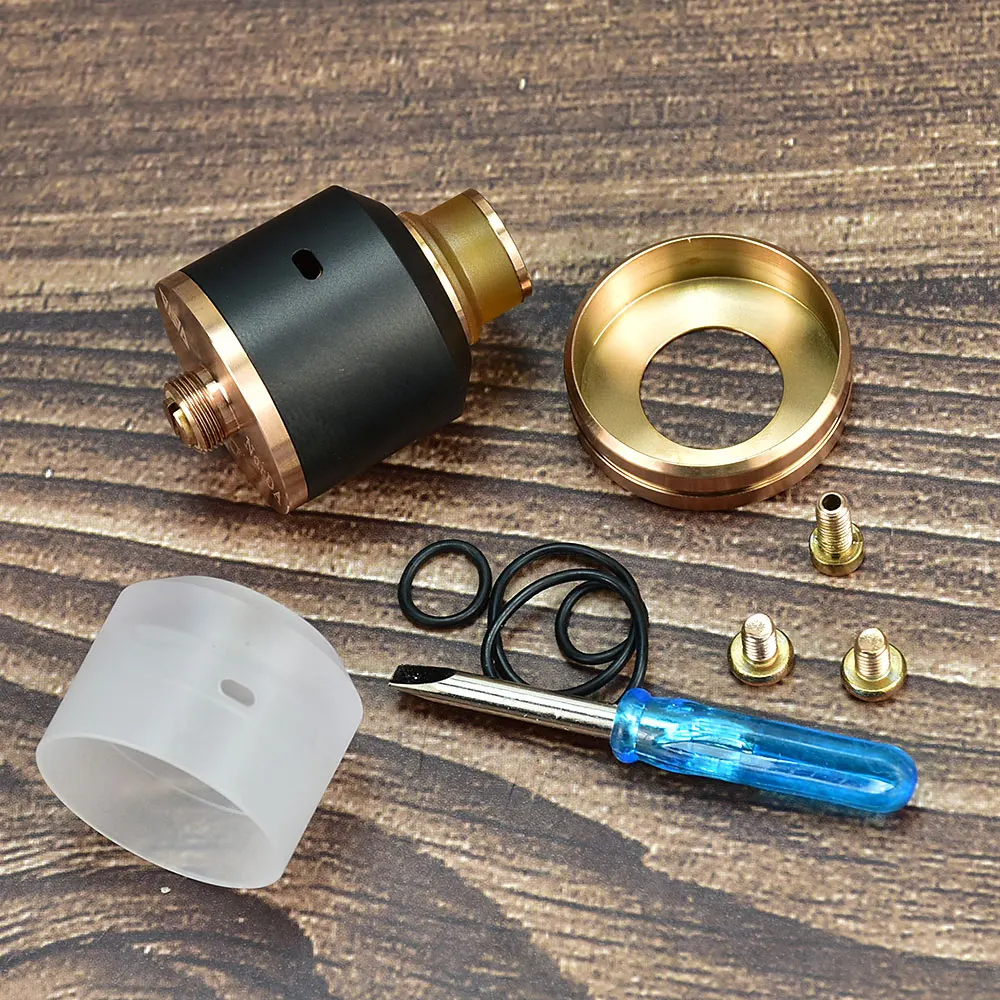 

Vape mtl rda NarDA Style 22mm RDA Rebuildable Dripping Vape Atomizer Single coil rda 316ss rda tank with BF Pin