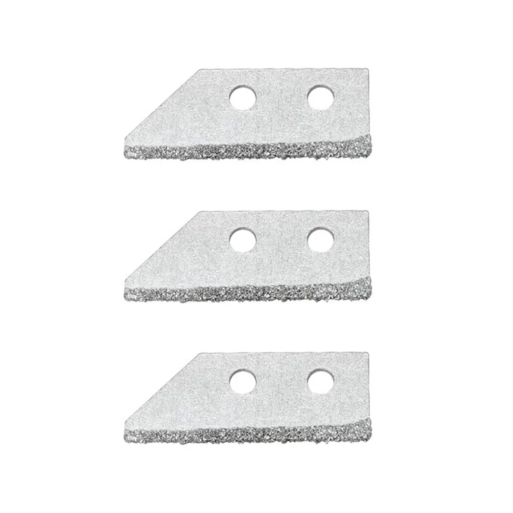 Sturdy Angled Grout Scraping Rake Tool with 3 Pieces Extra Blades Caulk Remover Tool Gap Cleaner for Tile Cleaning 4