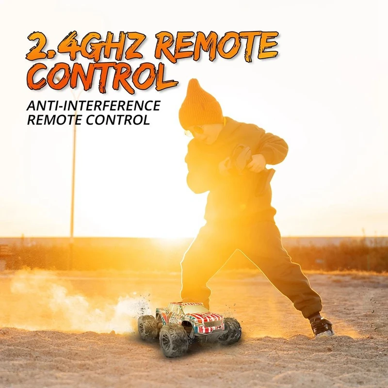 Auto RC Fuoristrada 1:20, Radiocomando 2.4G, Velocità 20 Km/h, Camion Telecomandato per Arrampicata e Drift, Giocattolo Regalo per Bambini - Image 4