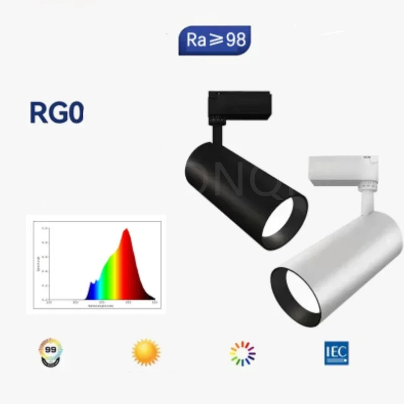 LED Track Light Set COB Track Lamp Rail Lighting for 20/30/40W Home Spotlight Indoor Clothing Shop Store Bedroom Lamp Fixture