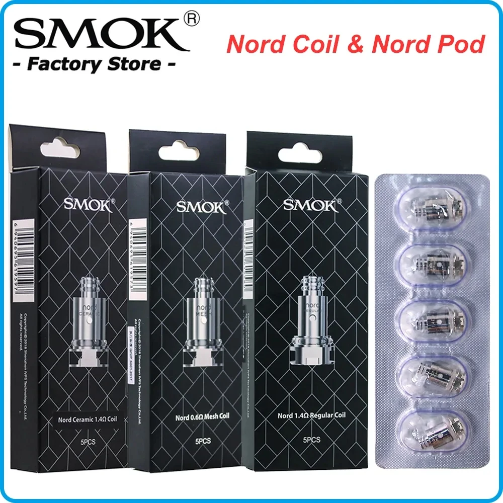 OriginalSMOKNordCoilNordCeramicRegularMeshCoilsElectronic