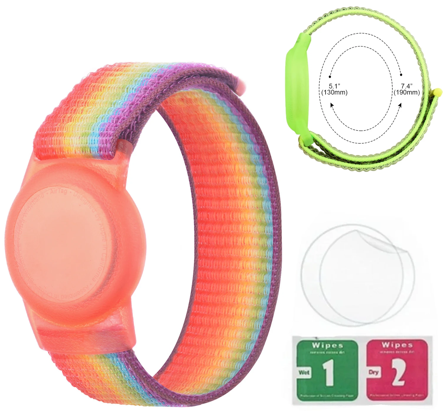 Eye-Catching Adjustable Airtag Necklace with Waterproof Silicone Holder