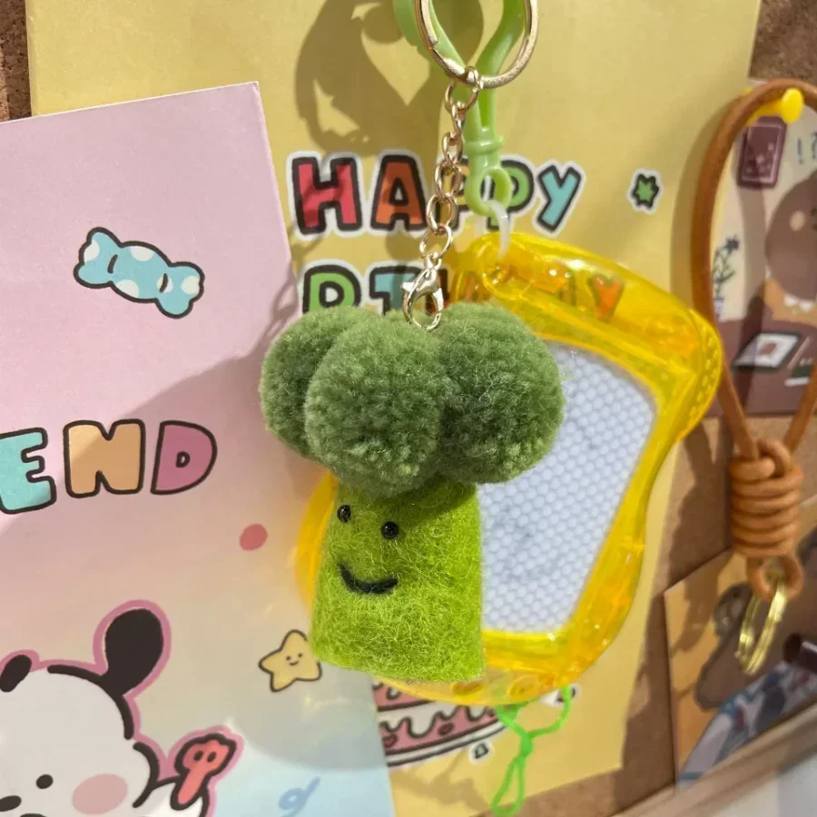 小*1様 ブロッコリーくんのキーホルダー〇 編みぐるみ クリエイティブブロッコリーぬいぐるみキーホルダー、小さな新鮮