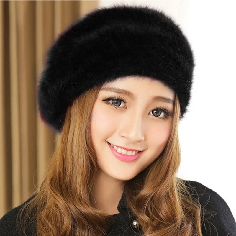 Review for  Cute rabbit fur beret yv40661 main image 0