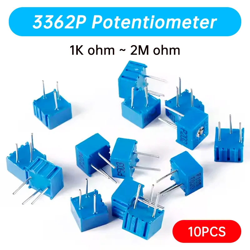 Potenziometro Da 500 Ohm 3362P 500R 501 Resistore Variabile - Foto 10