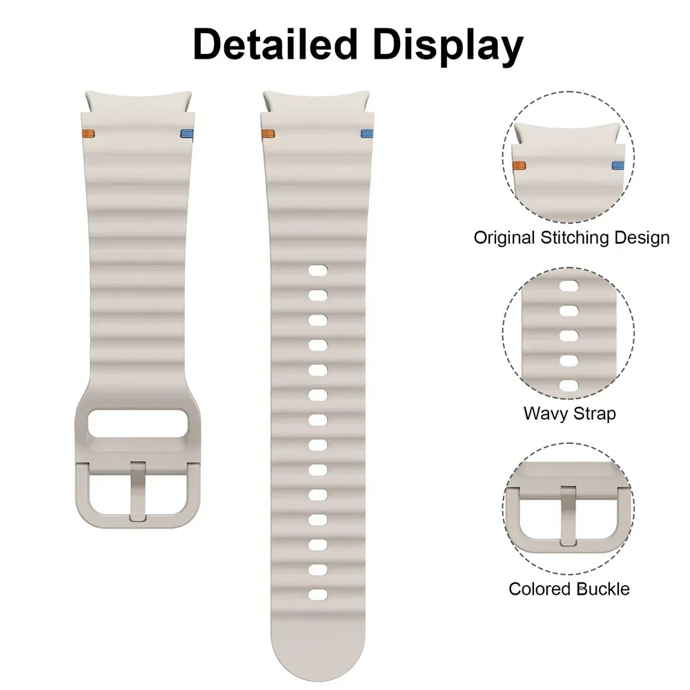 Galaxy Watch silicone strap — olive green