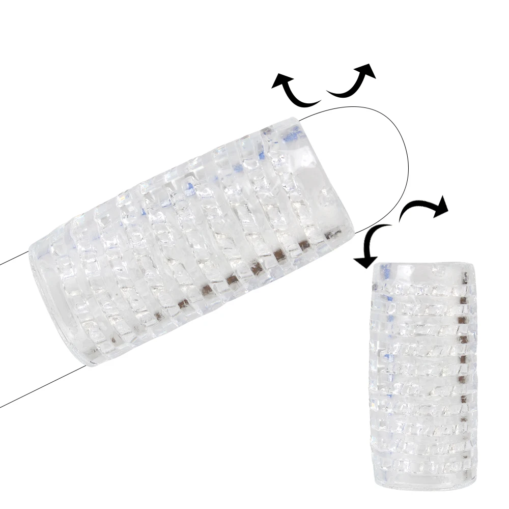 Male Masturbator Cup Soft Tpe Glans Trainer For Delay Exercise_voghion.com