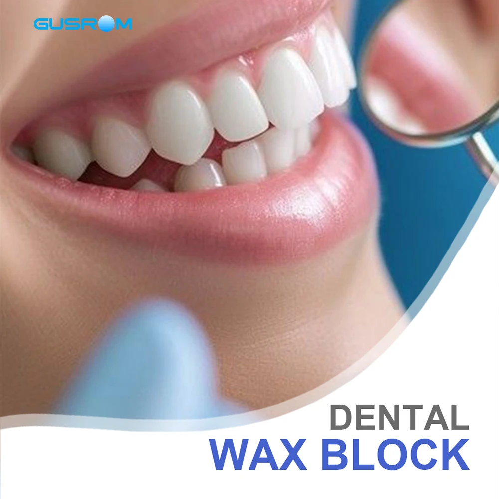 GUSROM Dental Wachsscheibe 98 mm Blau Weiß für CAD/CAM Fräsen Offenes System Wachsblöcke Dentallabor Prothesenschnitzmaterial 10–25 mm – Detail 8