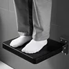 Non-slip Bath Chair Bathroom Wall-mounted Shower Seats Light Luxury Foldable Soft Stool Black Shower Seat Home Porch Shoe Stool 5