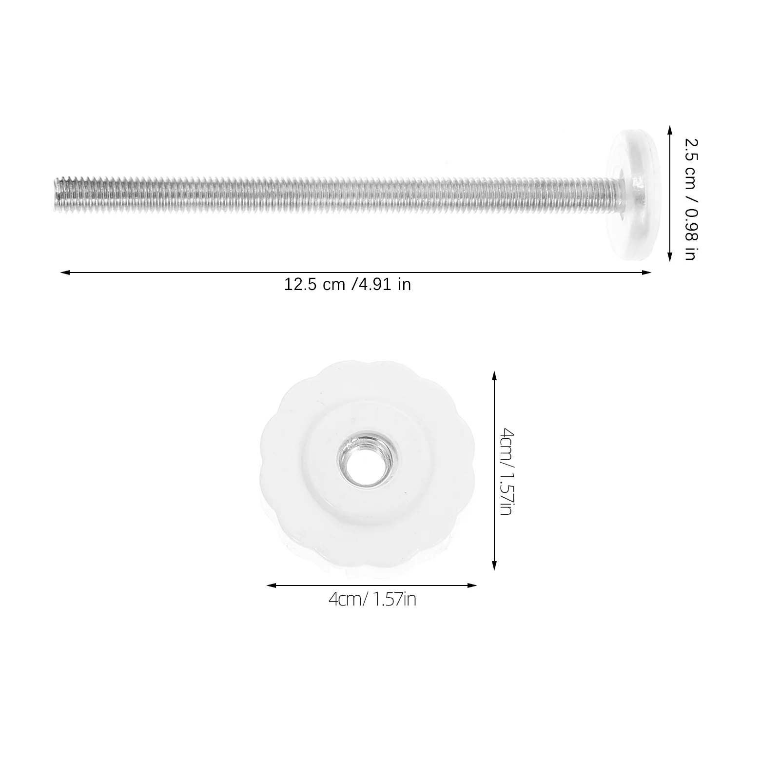 Baby Gate Threaded Replacement Bolts 4pcs