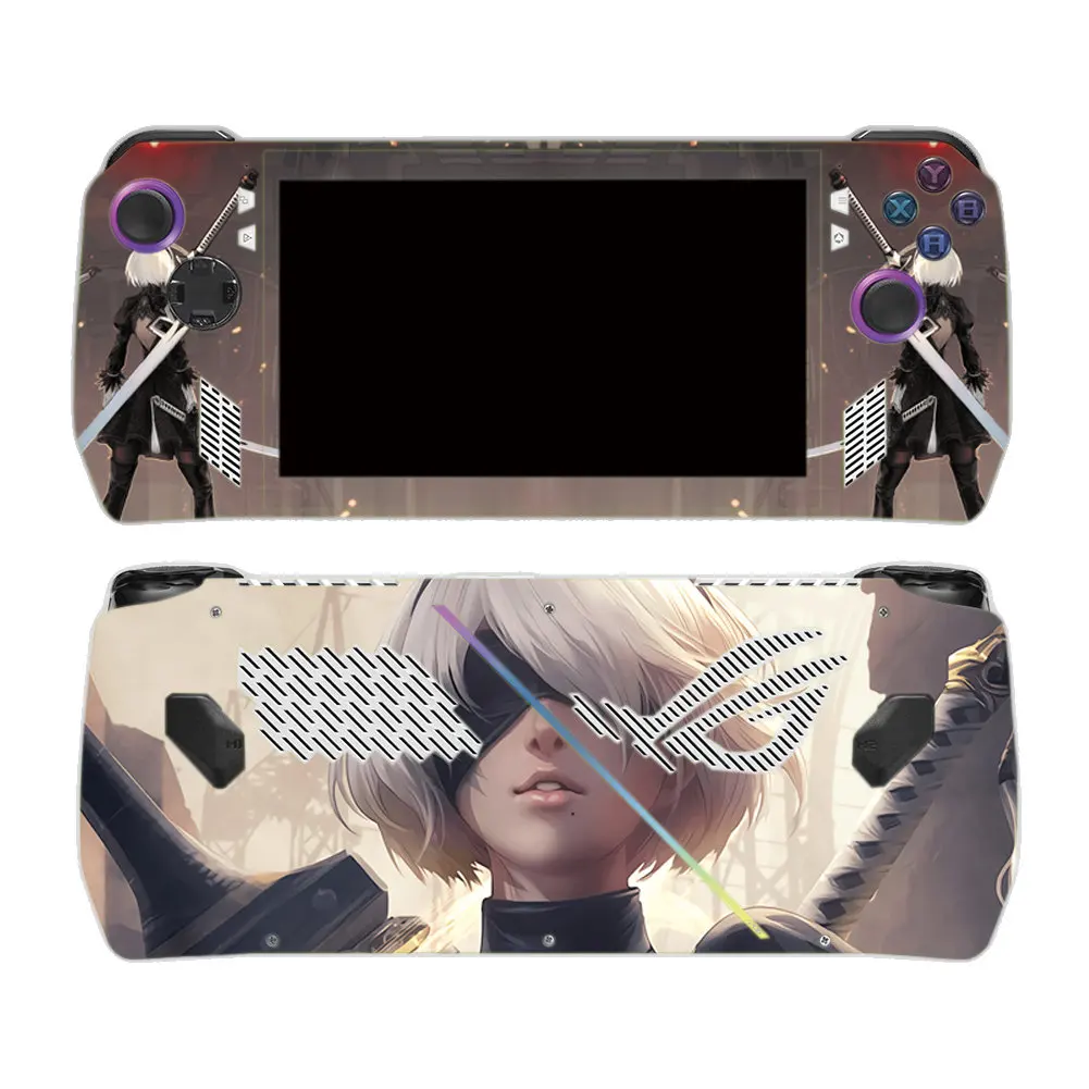 Rog Ally를 위한 소녀 디자인 PVC 스킨 Rog Ally 비닐 스킨 스티커 ROG Ally를 위한 보호 스킨 스티커 rog ally 스킨