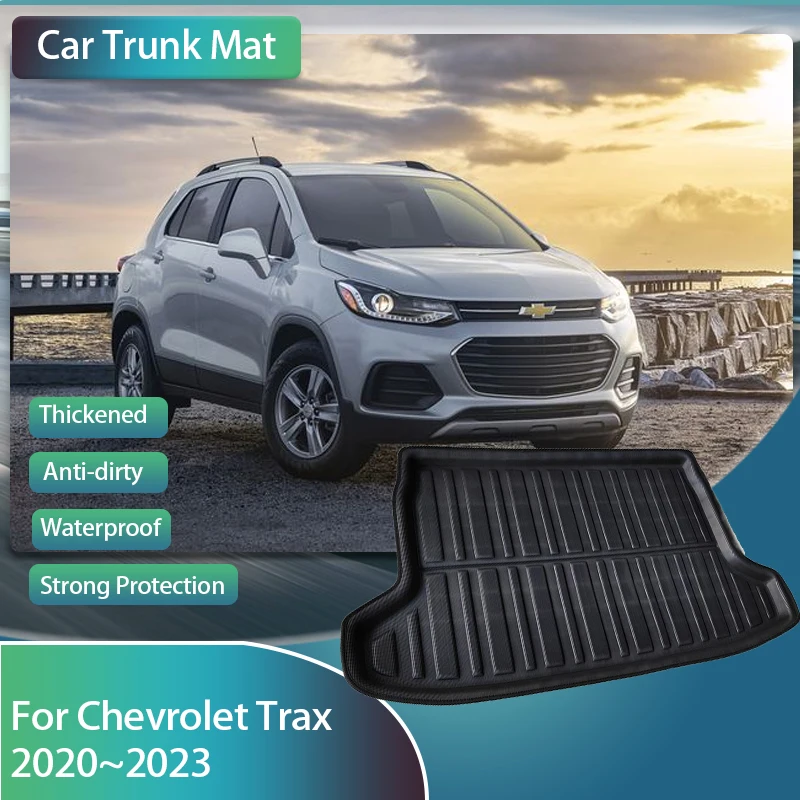 

Car Rear Trunk Mats Fit For Chevrolet Holden Trax Tracker 2020 2021 2022 2023 Anti-dirty Boot Carpet Cargo Muds Auto Accessories