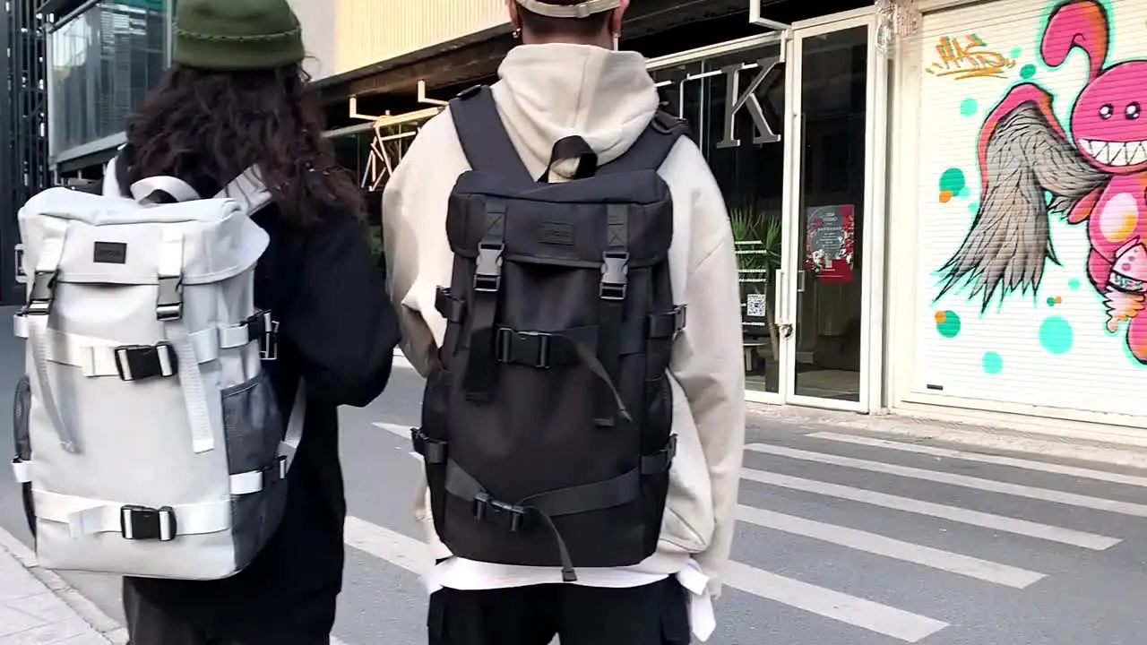 Трендовый крутой уличный дорожный рюкзак мужские школьные рюкзаки для