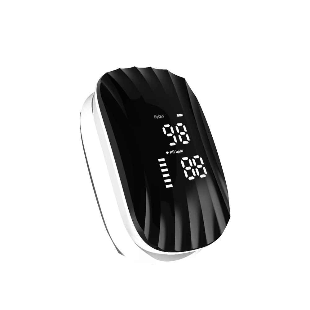 Rechargeable Medical Pulse Oximeter with LED Display