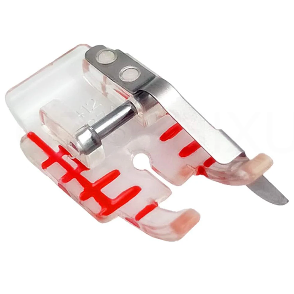 1 Pz Accessori Per Cucire Trasparente 1/4 "Piedino Guida Per Husqvarna Viking Emerald 116,118,122 #4129274-45 412927445