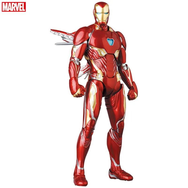 Stock Originale Medicom Toy Mafex No.178 Iron Man Mark50 Infinity War Ver Avengers: Infinity War Movie Character Model Toy Gift