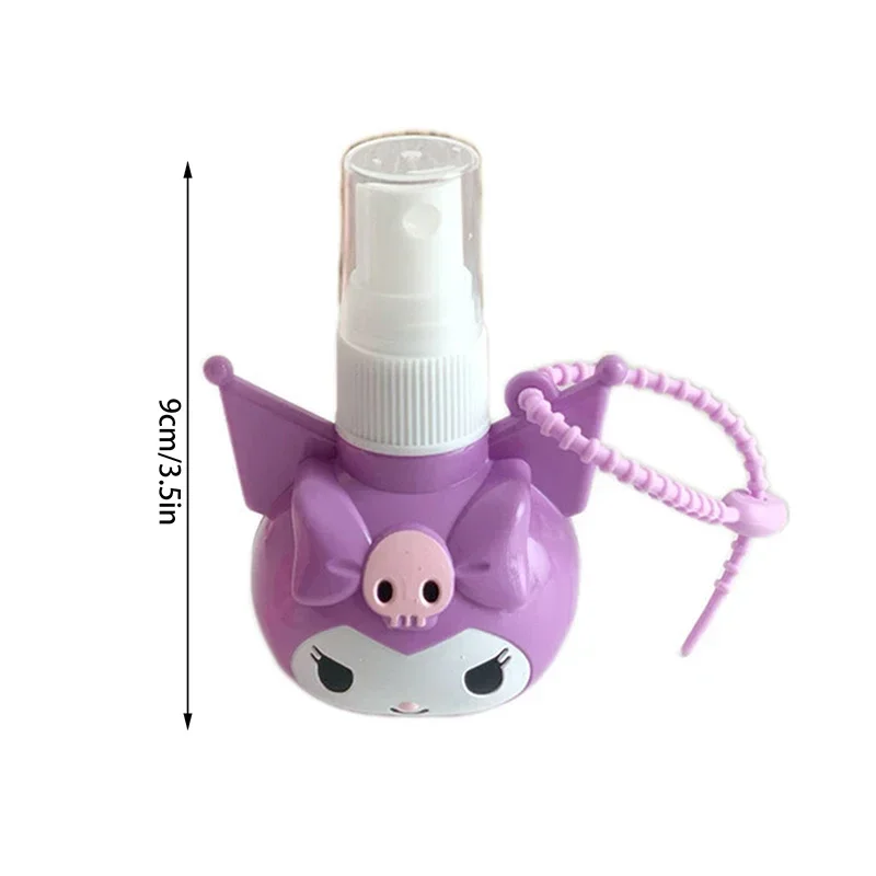 Kawaii Anime Sanrio Spray Bottle 50ml Kuromi Cinnamoroll My Melody Student Travel Portable Cosmetics Perfume Alcohol Press Bottl