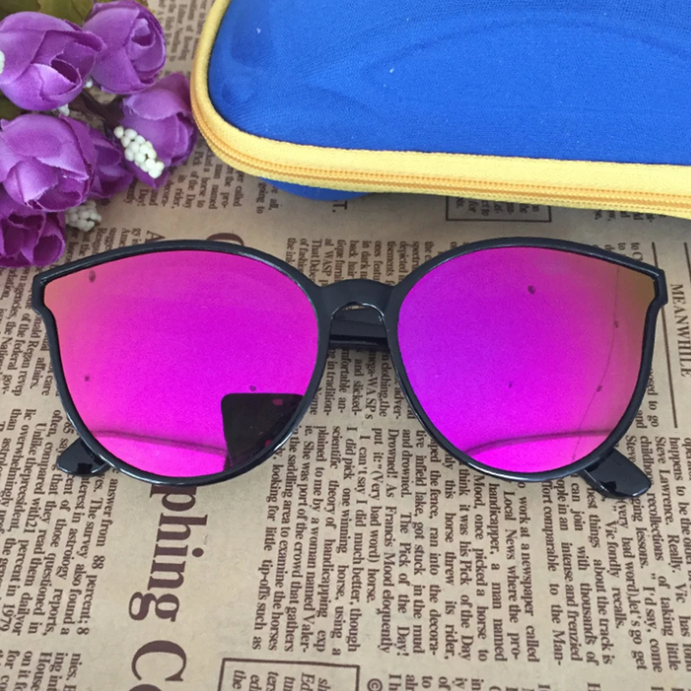 1pc Children Cat Eyes Sunglasses Square Glasses Kid Girl Boy Stylish Goggles Baby Student Eye Glasses Shades Party Eyewear Uv400