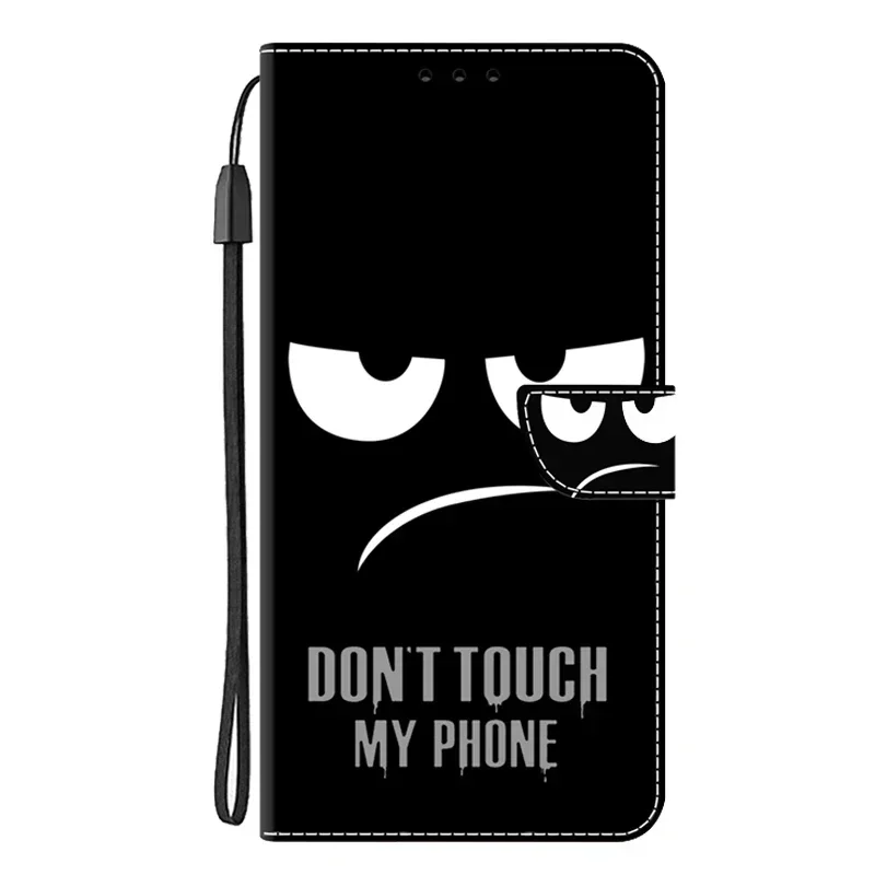 Elegant Leather Flip Wallet Phone Case with Magnetic Stand - Cute Design