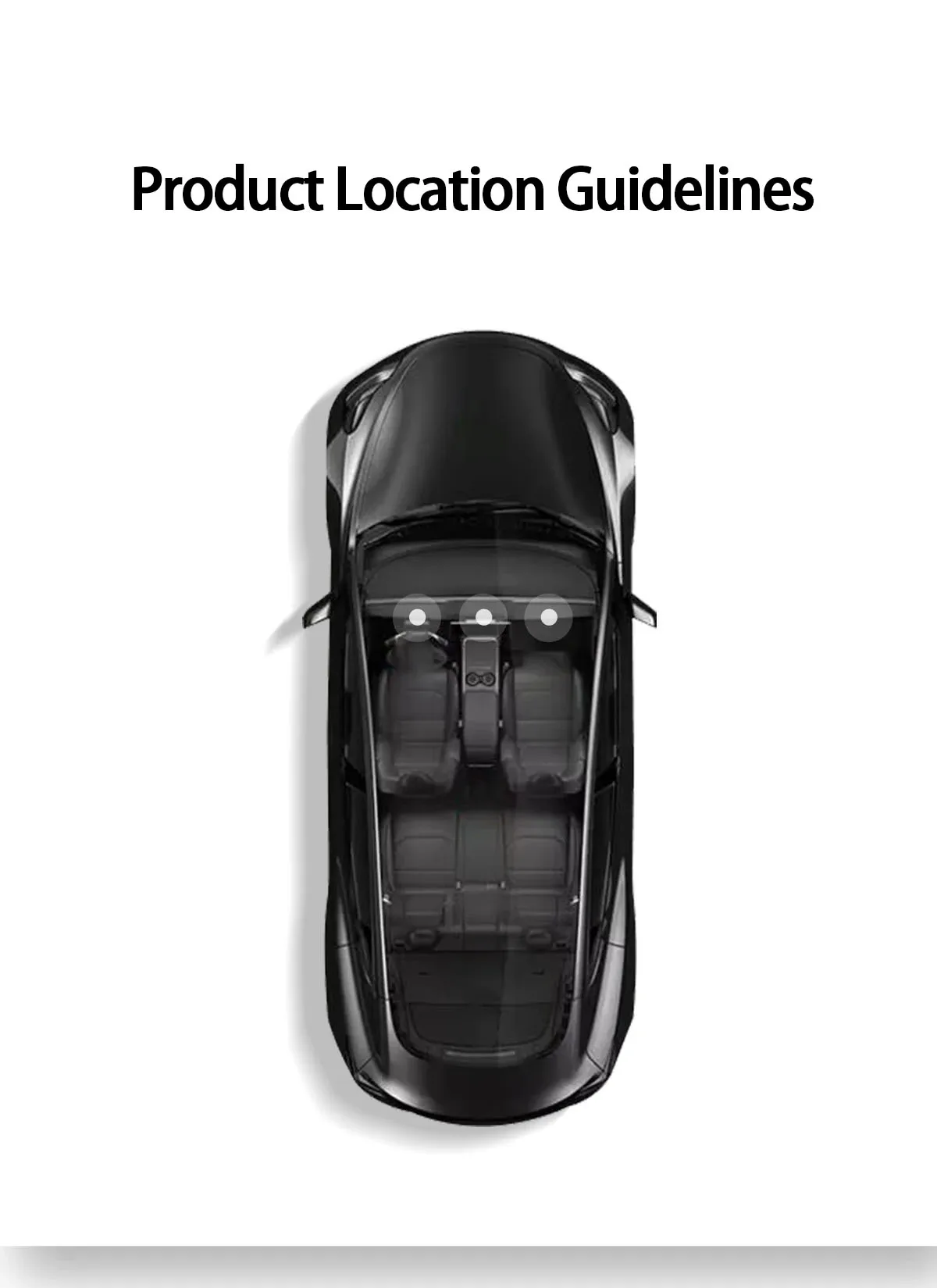 For Tesla Model Y 2021-2023&Model 3 2021-2022 Car Instrument Panel Storage Box D