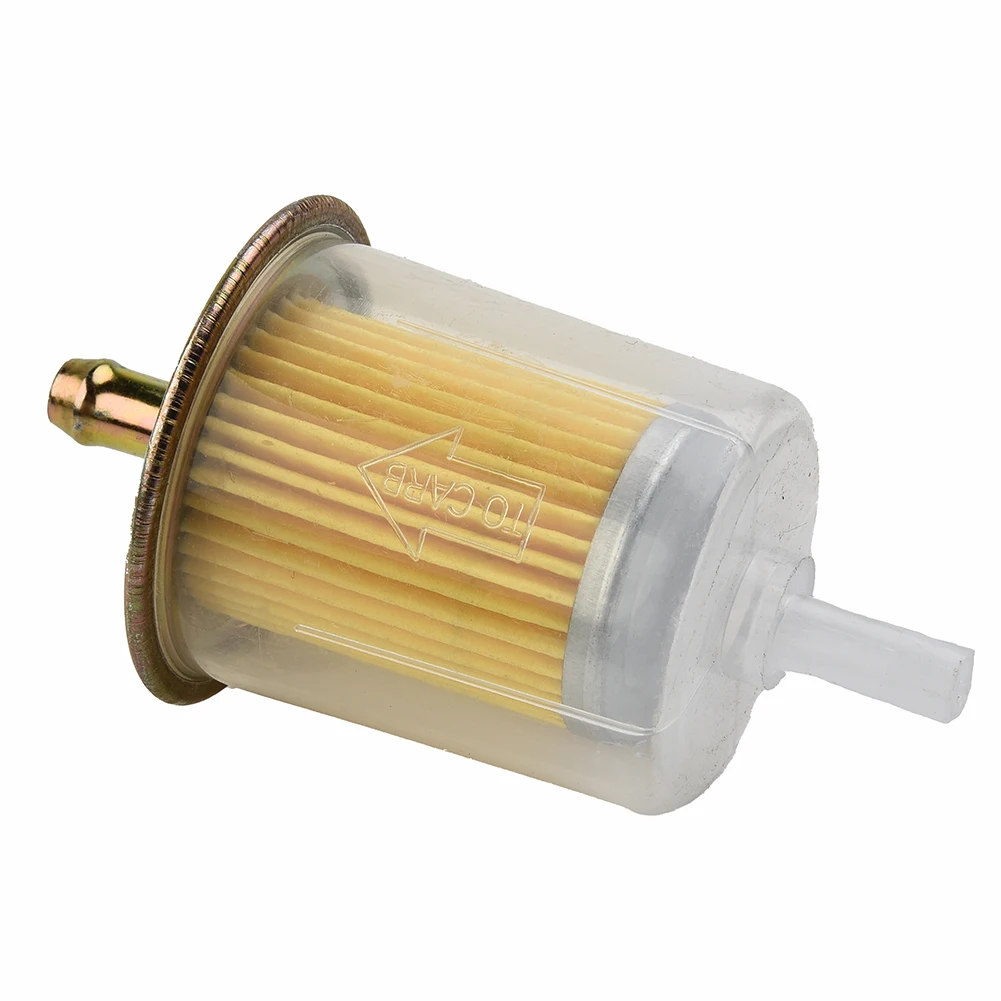 

Accessories Fuel Filter Motorcycle 52mm Ø Diameter Filter 99mm Overall Length 9mm Ø Hose Connections Universal