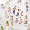 200cm/roll Washi Tape Life Suite Girl Daily Outfit Creative Hand Account Collage DIY Greeting Card Diary Decoration Write Tape 5